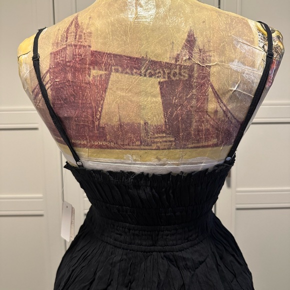 Free People Delia Slip Dress Black S - Picture 4 of 9